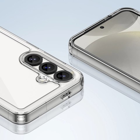 Etui Outer Space Case na Samsung Galaxy S25 Edge pokrowiec z elastyczną ramką - przezroczyste Etui Outer Space Case na Samsung Galaxy S25 Edge pokrowiec z elastyczną ramką - przezroczyste