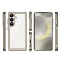 Etui Outer Space Case na iPhone 16e pokrowiec z elastyczną ramką - półprzezroczyste, czarne
