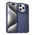 Etui Thunder Case na iPhone 16e silikonowy pancerny pokrowiec - niebieskie