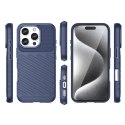 Etui Thunder Case na iPhone 16e silikonowy pancerny pokrowiec - niebieskie
