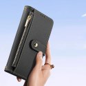 Etui skórzane Dux Ducis Lawa na iPhone 16 Pro Max - czarne