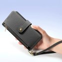 Etui skórzane Dux Ducis Lawa na iPhone 16 Pro Max - czarne