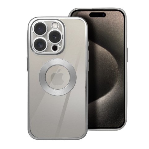 Futerał GLAM do IPHONE 16e (SE 4 2025) srebrny Futerał GLAM do IPHONE 16e (SE 4 2025) srebrny