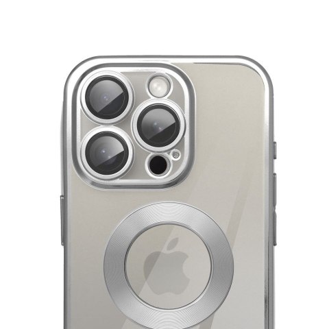Futerał GLAM do IPHONE 16e (SE 4 2025) srebrny Futerał GLAM do IPHONE 16e (SE 4 2025) srebrny