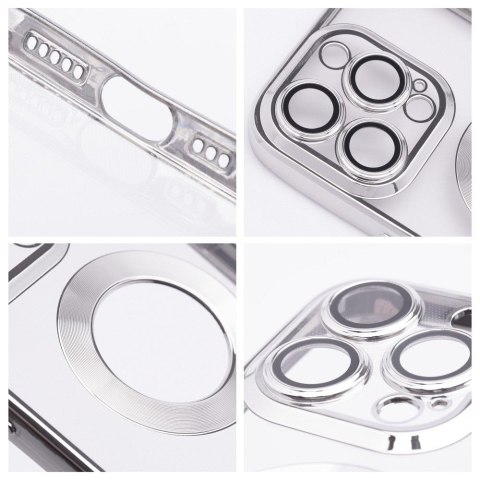 Futerał GLAM do IPHONE 16e (SE 4 2025) srebrny Futerał GLAM do IPHONE 16e (SE 4 2025) srebrny