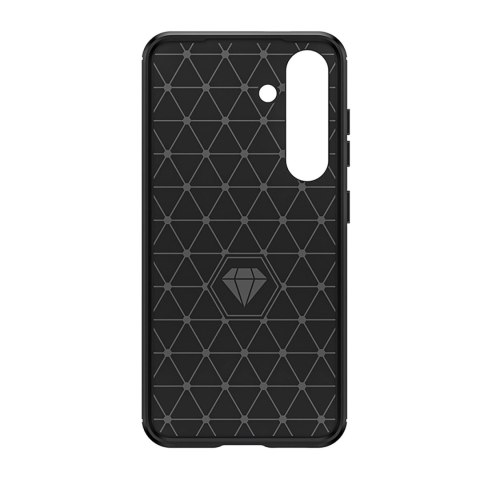 Etui silikonowe Carbon Case na iPhone 16e - czarne Etui silikonowe Carbon Case na iPhone 16e - czarne