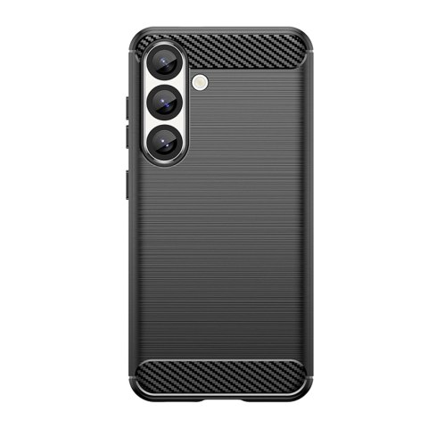 Etui silikonowe Carbon Case na iPhone 16e - czarne Etui silikonowe Carbon Case na iPhone 16e - czarne