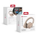Słuchawki bezprzewodowe nauszne Forcell F-Audio ANC Touch Beat beżowe Słuchawki bezprzewodowe nauszne Forcell F-Audio ANC Touch Beat beżowe