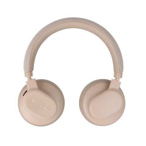 Słuchawki bezprzewodowe nauszne Forcell F-Audio ANC Touch Beat beżowe Słuchawki bezprzewodowe nauszne Forcell F-Audio ANC Touch Beat beżowe