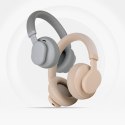 Słuchawki bezprzewodowe nauszne Forcell F-Audio ANC Touch Beat beżowe Słuchawki bezprzewodowe nauszne Forcell F-Audio ANC Touch Beat beżowe