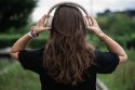 Słuchawki bezprzewodowe nauszne Forcell F-Audio ANC Touch Beat beżowe Słuchawki bezprzewodowe nauszne Forcell F-Audio ANC Touch Beat beżowe
