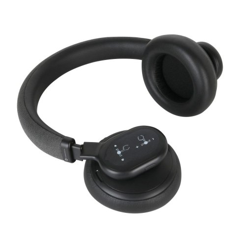 Słuchawki bezprzewodowe nauszne Forcell F-Audio ANC Touch Beat czarne Słuchawki bezprzewodowe nauszne Forcell F-Audio ANC Touch Beat czarne