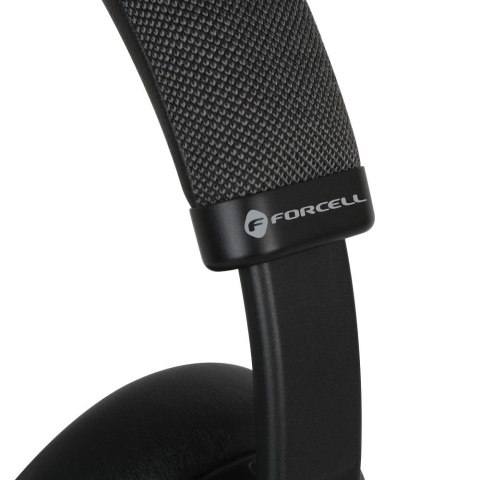 Słuchawki bezprzewodowe nauszne Forcell F-Audio ANC Touch Beat czarne Słuchawki bezprzewodowe nauszne Forcell F-Audio ANC Touch Beat czarne