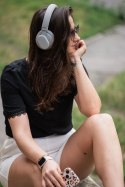 Słuchawki bezprzewodowe nauszne Forcell F-Audio ANC Touch Beat szare Słuchawki bezprzewodowe nauszne Forcell F-Audio ANC Touch Beat szare