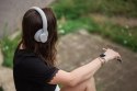Słuchawki bezprzewodowe nauszne Forcell F-Audio ANC Touch Beat szare Słuchawki bezprzewodowe nauszne Forcell F-Audio ANC Touch Beat szare