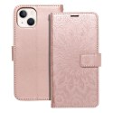 Kabura MEZZO Book do IPHONE 13 mandala złoty róż Kabura MEZZO Book do IPHONE 13 mandala złoty róż