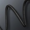 Kabel Baseus Halo USB-A - USB-C 2A 3m - czarny Kabel Baseus Halo USB-A - USB-C 2A 3m - czarny