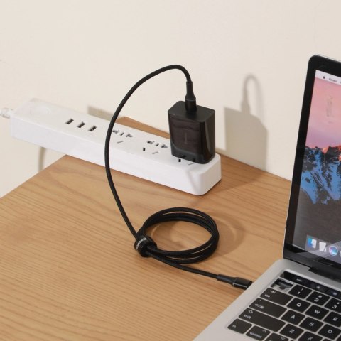 Kabel Baseus Halo USB-A - USB-C 2A 3m - czarny Kabel Baseus Halo USB-A - USB-C 2A 3m - czarny