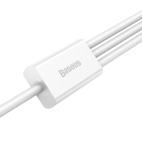Kabel Baseus Superior Series USB-A - USB-C / Lightning / micro USB 3.5A 0.5m - biały Kabel Baseus Superior Series USB-A - USB-C / Lightning / micro USB 3.5A 0.5m - biały