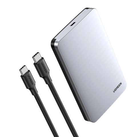 Kieszeń Ugreen CM300 70499 na dysk twardy 2,5'' SATA 3.0 6Gbps - szary + kabel USB-C - USB-C 0.5m Kieszeń Ugreen CM300 70499 na dysk twardy 2,5'' SATA 3.0 6Gbps - szary + kabel USB-C - USB-C 0.5m