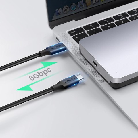 Kieszeń Ugreen CM300 70499 na dysk twardy 2,5'' SATA 3.0 6Gbps - szary + kabel USB-C - USB-C 0.5m Kieszeń Ugreen CM300 70499 na dysk twardy 2,5'' SATA 3.0 6Gbps - szary + kabel USB-C - USB-C 0.5m