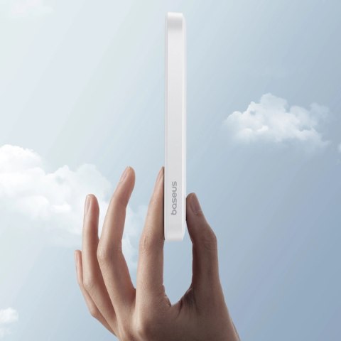 Mini powerbank Baseus 5000mAh 20W + kabel USB-C (20V/3A) - biały Mini powerbank Baseus 5000mAh 20W + kabel USB-C (20V/3A) - biały
