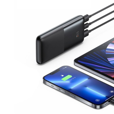Powerbank Baseus Bipow Pro 10000mAh 20W czarny z kablem USB Typu A - USB Typu C 3A 0.3m (PPBD040201) Powerbank Baseus Bipow Pro 10000mAh 20W czarny z kablem USB Typu A - USB Typu C 3A 0.3m (PPBD040201)