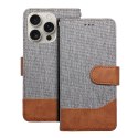 Kabura JEANS Book do IPHONE 16e (SE 4 2025) szary Kabura JEANS Book do IPHONE 16e (SE 4 2025) szary