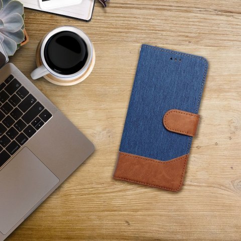 Kabura JEANS Book do SAMSUNG S25 Edge niebieski Kabura JEANS Book do SAMSUNG S25 Edge niebieski
