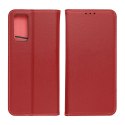 Kabura SMART PRO Book skórzana do XIAOMI Redmi Note 14 4G (GLOBAL - 164,84mm x 78,15mm x 8,16mm) bordowy