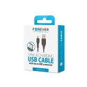 Forever kabel USB - microUSB 1,0 m 1A czarny Forever kabel USB - microUSB 1,0 m 1A czarny