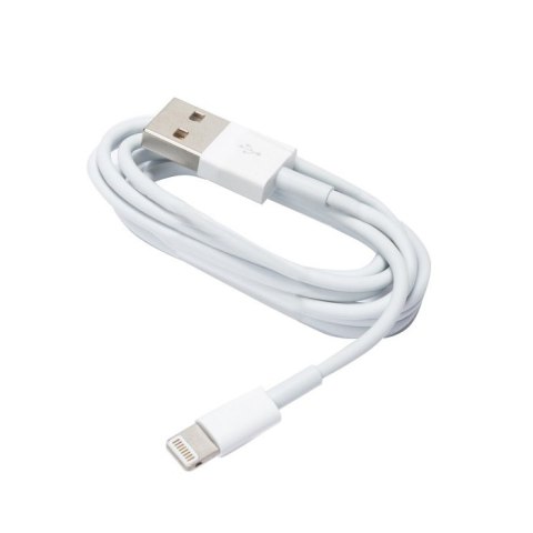 Kabel USB - Lightning 1,0 m 1A biały woreczek Kabel USB - Lightning 1,0 m 1A biały woreczek
