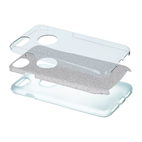 Nakładka Glitter 3w1 do iPhone 7 / 8 / SE 2020 / SE 2022 srebrna Nakładka Glitter 3w1 do iPhone 7 / 8 / SE 2020 / SE 2022 srebrna