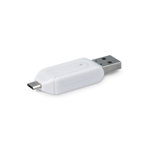 Forever czytnik kart microSD i SD USB + microUSB biały OTG Forever czytnik kart microSD i SD USB + microUSB biały OTG