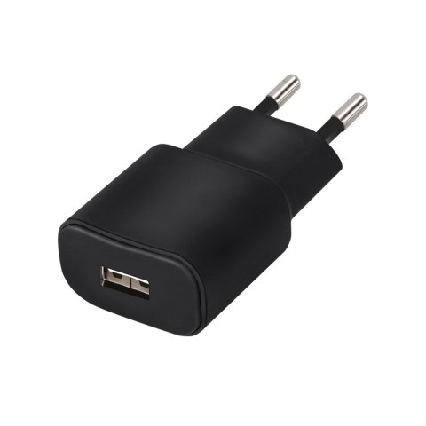 Forever ładowarka sieciowa TC-01 1x USB 2A czarna + kabel Lightning Forever ładowarka sieciowa TC-01 1x USB 2A czarna + kabel Lightning