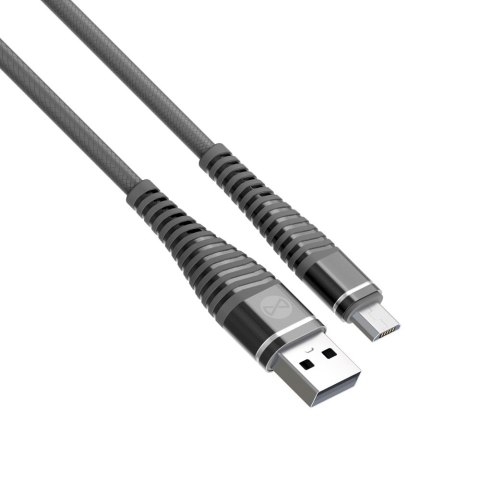 Forever kabel Shark USB - microUSB 1,0 m 2A czarny Forever kabel Shark USB - microUSB 1,0 m 2A czarny