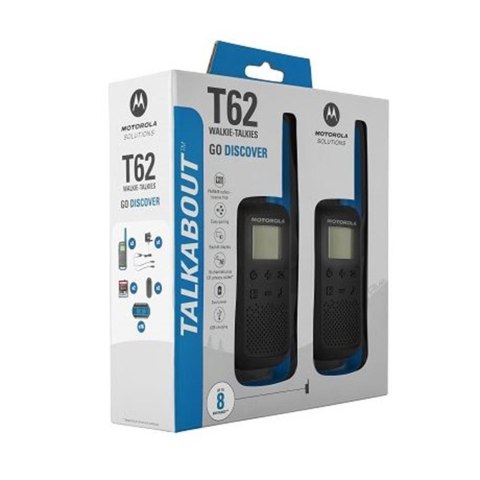 Motorola Talkabout T62 dwupak + ładowarka niebieski Motorola Talkabout T62 dwupak + ładowarka niebieski