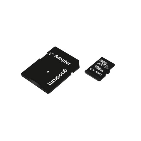GoodRam karta pamięci 128GB microSDXC kl. 10 UHS-I 100 / 10 MB/s + adapter GoodRam karta pamięci 128GB microSDXC kl. 10 UHS-I 100 / 10 MB/s + adapter