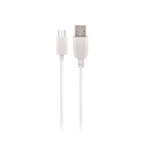 Maxlife kabel USB - microUSB 3,0 m 2A biały Maxlife kabel USB - microUSB 3,0 m 2A biały