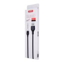 XO kabel NB103 USB - microUSB 2,0 m 2,1A czarny XO kabel NB103 USB - microUSB 2,0 m 2,1A czarny
