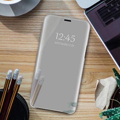 Etui Smart Clear View do Samsung Galaxy S8 srebrne Etui Smart Clear View do Samsung Galaxy S8 srebrne