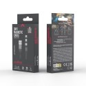 Maxlife kabel magnetyczny MXUC-02 USB - Lightning + USB-C + microUSB 1,0 m 2A czarny nylonowy Maxlife kabel magnetyczny MXUC-02 USB - Lightning + USB-C + microUSB 1,0 m 2A czarny nylonowy