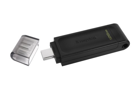 Kingston pendrive 128GB USB-C DT70 czarny Kingston pendrive 128GB USB-C DT70 czarny
