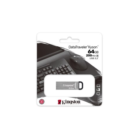 Kingston pendrive 64GB USB 3.0 DT Kyson metalowy Kingston pendrive 64GB USB 3.0 DT Kyson metalowy