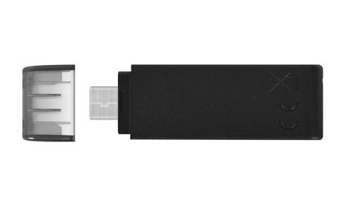 Kingston pendrive 64GB USB-C DT70 czarny Kingston pendrive 64GB USB-C DT70 czarny