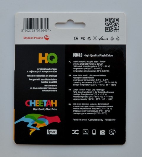 Imro pendrive 128GB USB 3.0 Cheetah Imro pendrive 128GB USB 3.0 Cheetah
