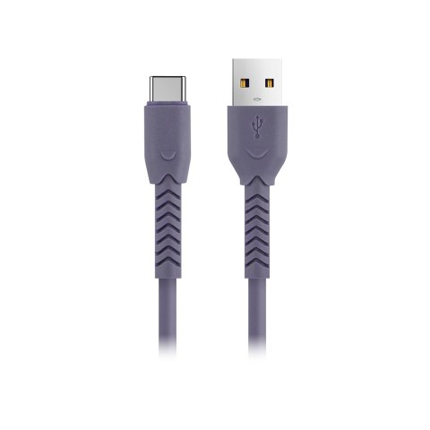 Maxlife kabel MXUC-04 USB - USB-C 1,0 m 3A fioletowy Maxlife kabel MXUC-04 USB - USB-C 1,0 m 3A fioletowy