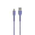 Maxlife kabel MXUC-04 USB - USB-C 1,0 m 3A fioletowy Maxlife kabel MXUC-04 USB - USB-C 1,0 m 3A fioletowy