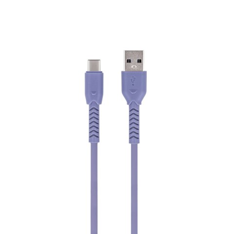 Maxlife kabel MXUC-04 USB - USB-C 1,0 m 3A fioletowy Maxlife kabel MXUC-04 USB - USB-C 1,0 m 3A fioletowy