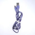 Maxlife kabel MXUC-04 USB - USB-C 1,0 m 3A fioletowy Maxlife kabel MXUC-04 USB - USB-C 1,0 m 3A fioletowy
